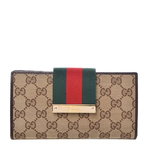 gucci brown wallet|black Gucci wallet women.